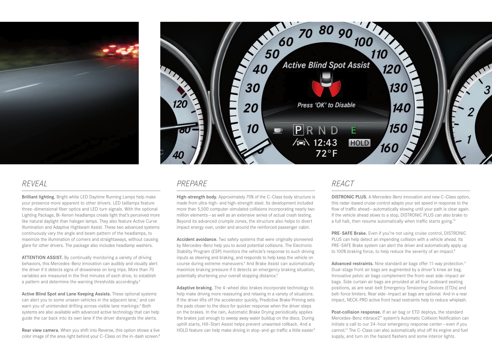2013 Mercedes-Benz C-Class Brochure Page 6